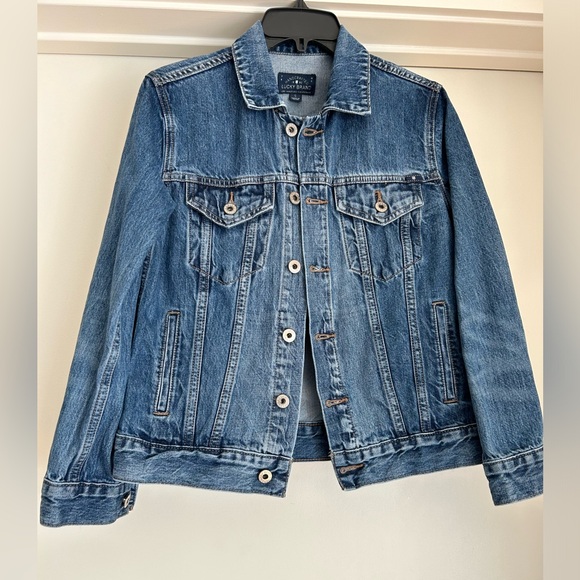 Lucky Brand Tomboy Trucker Jean Jacket - Picture 5 of 10
